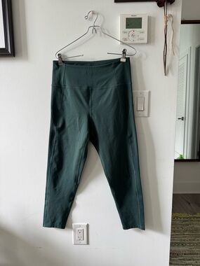 girlfriend collective like new deep sage high-waist leggings size large